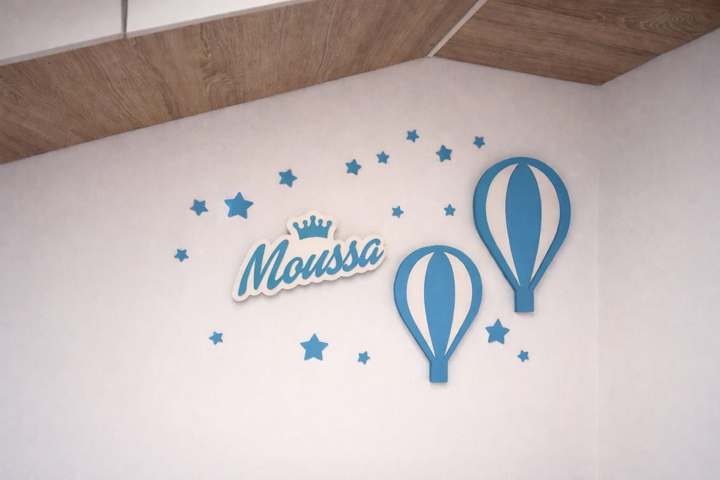 Name Sign + 2 Airballons